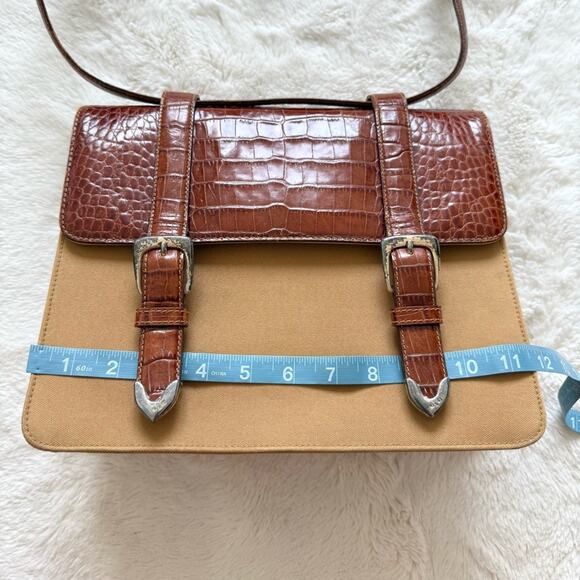 Ralph Lauren canvas shoulder bag  Authentic - Picture 10 of 13